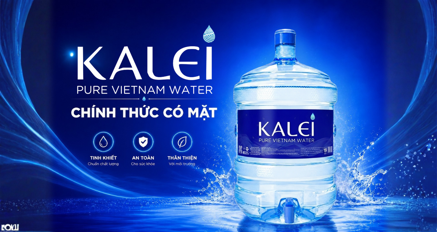 Sản phẩm nước uống đóng bình Kalei 19L
